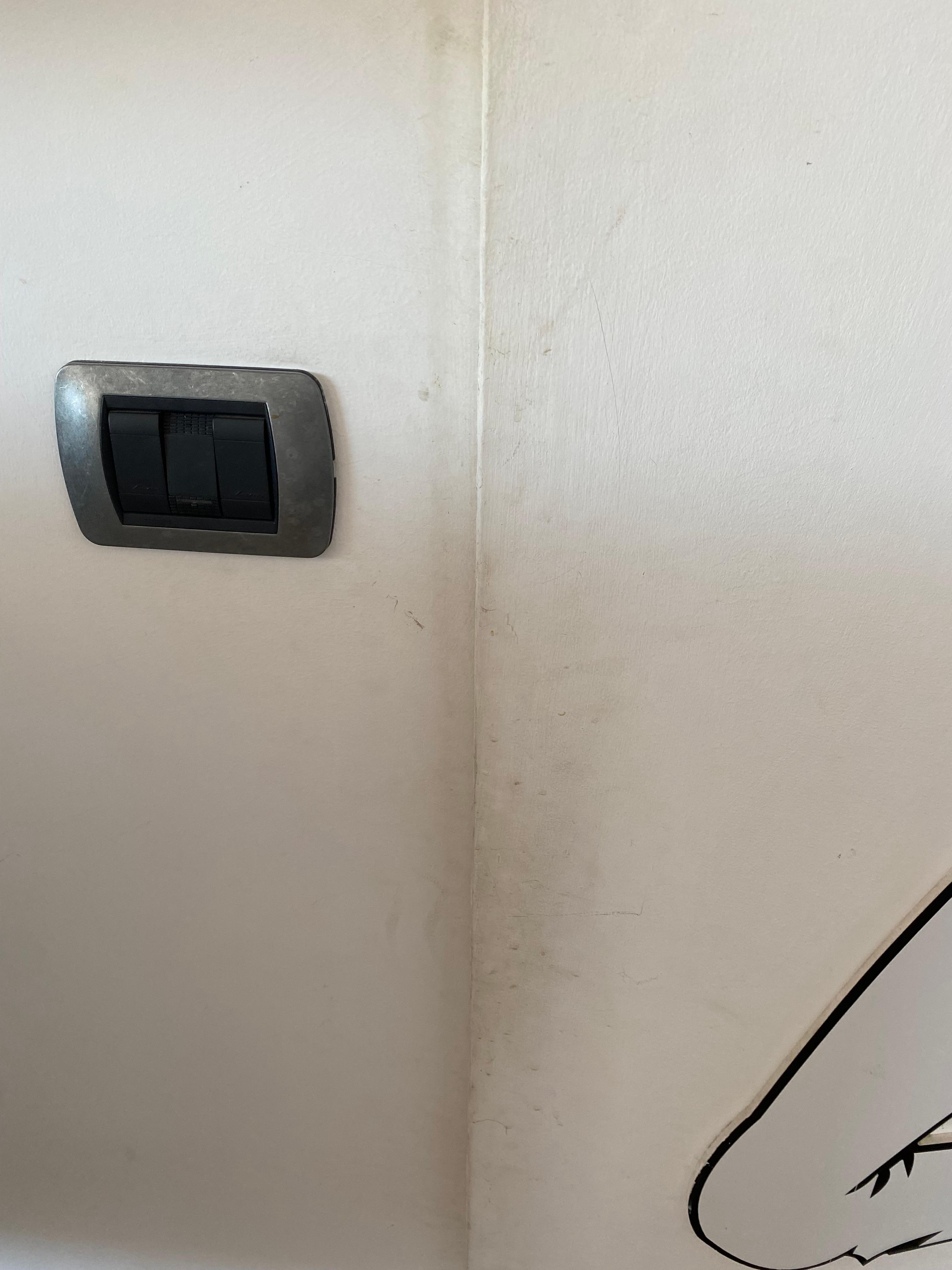 Finger prints on door 