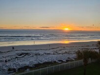 Sunrise from the balcony.