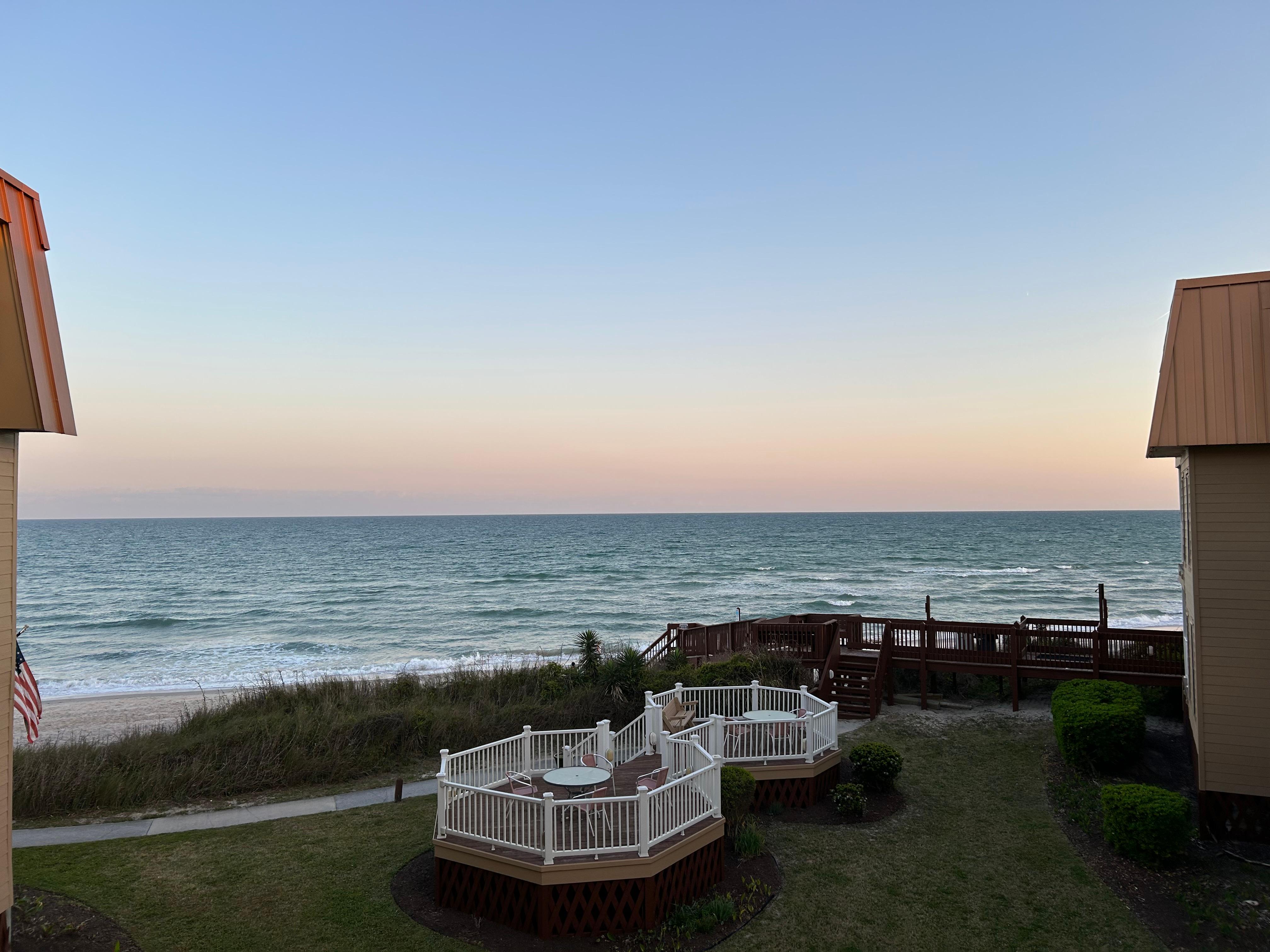 View from deck