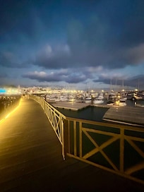Marina at night time