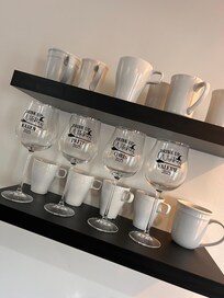 Our cute wine glasses