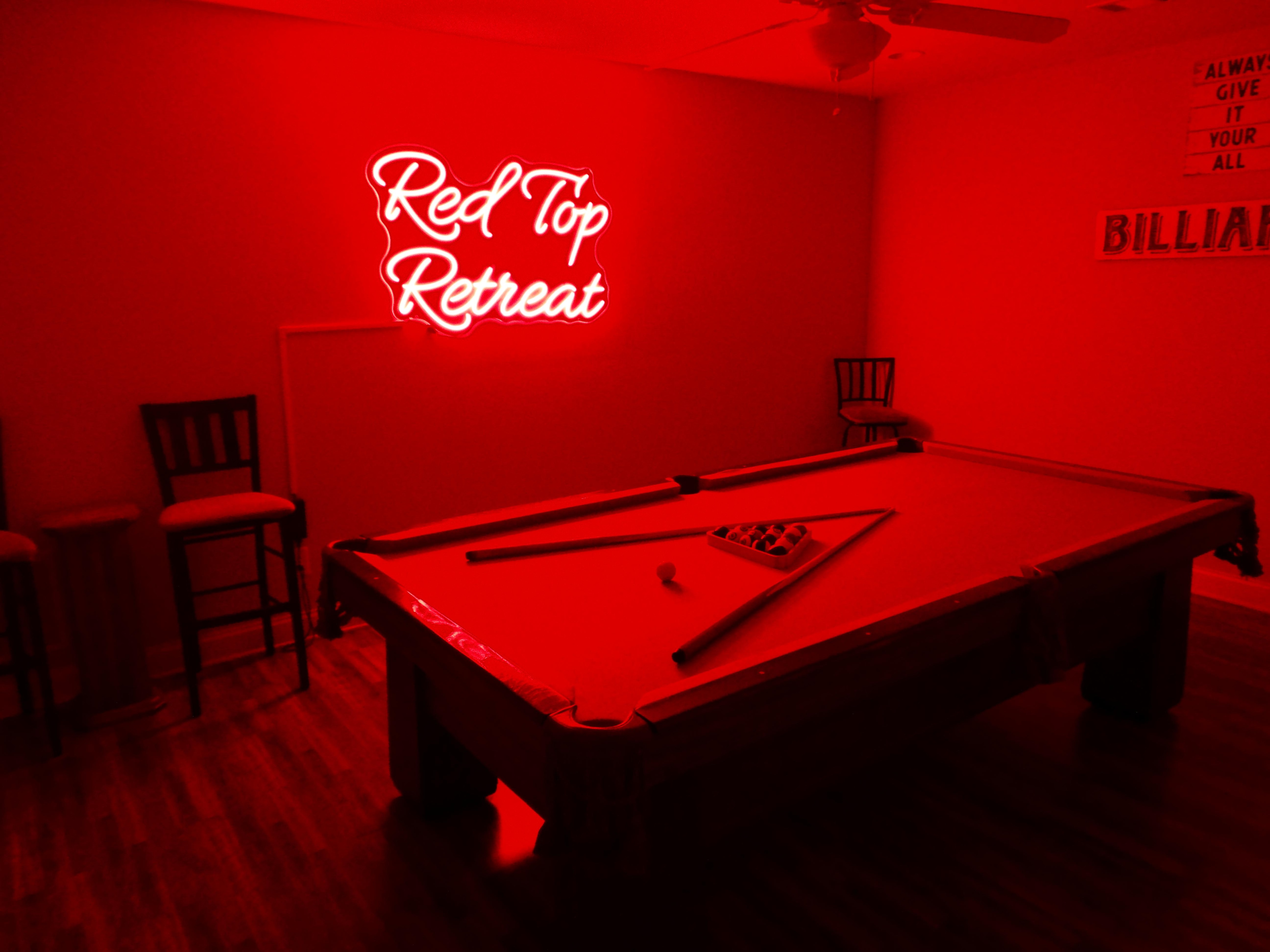 Pool Room in the house