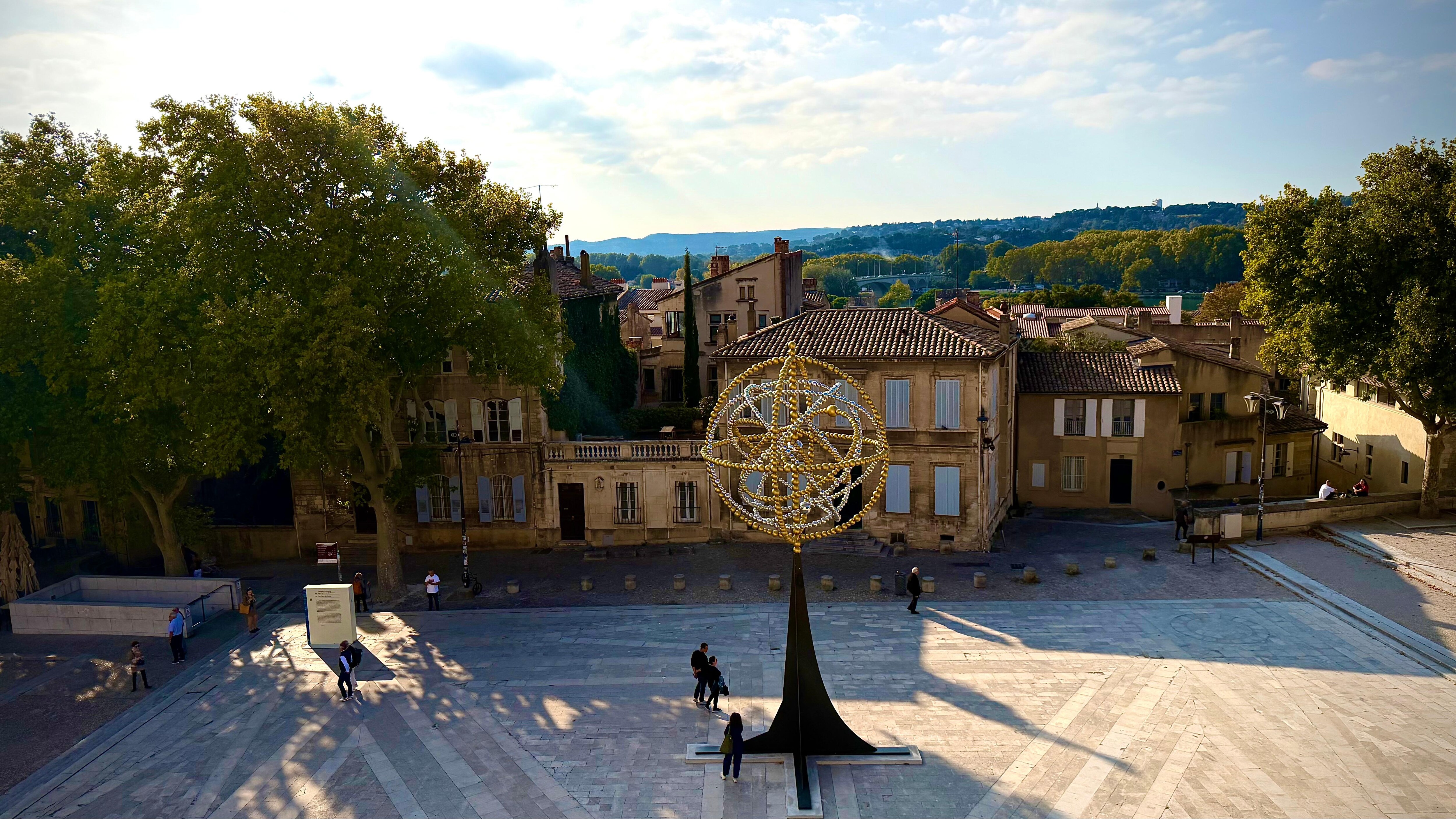 The area below le Palais des Papes