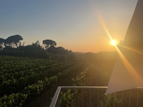 The view from the entrance