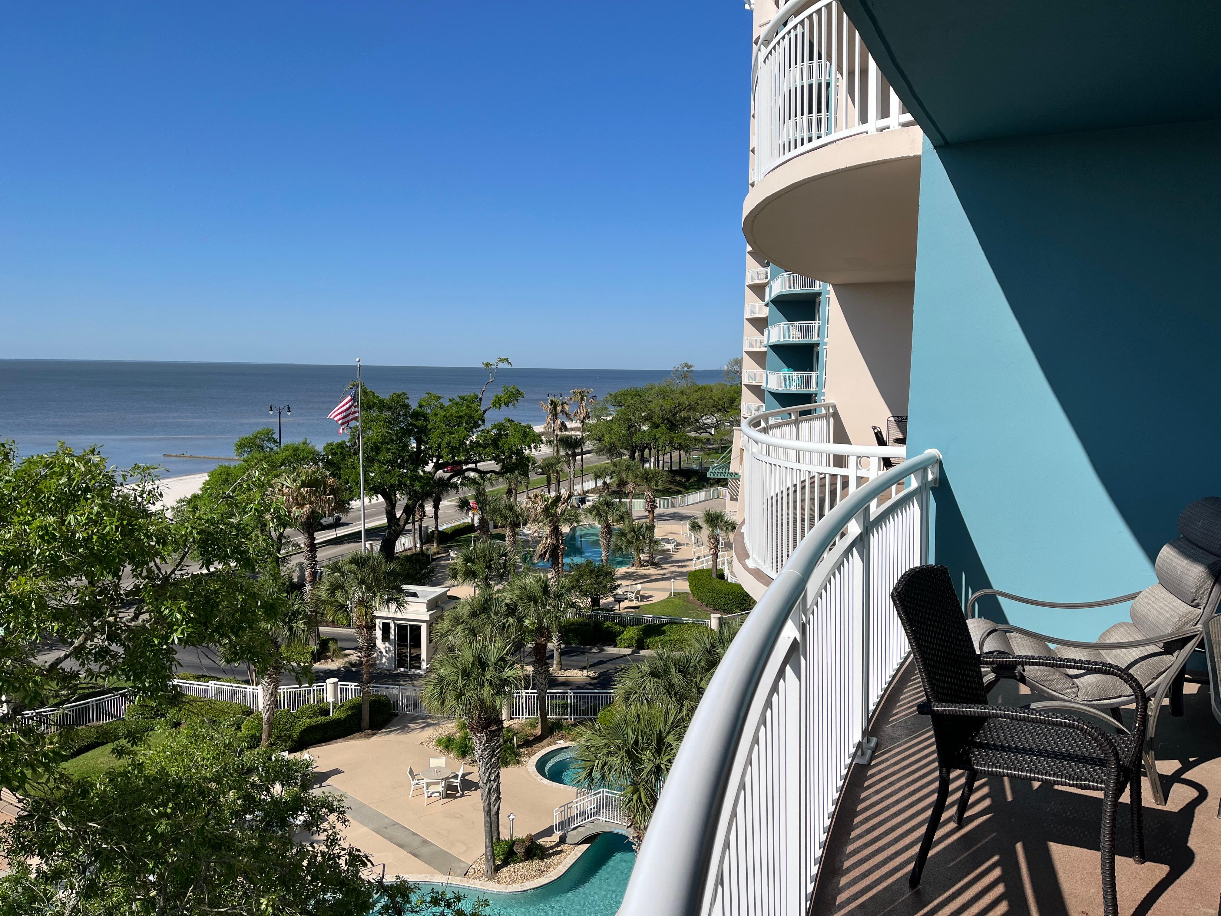 The view from our balcony.