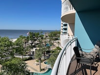 The view from our balcony.