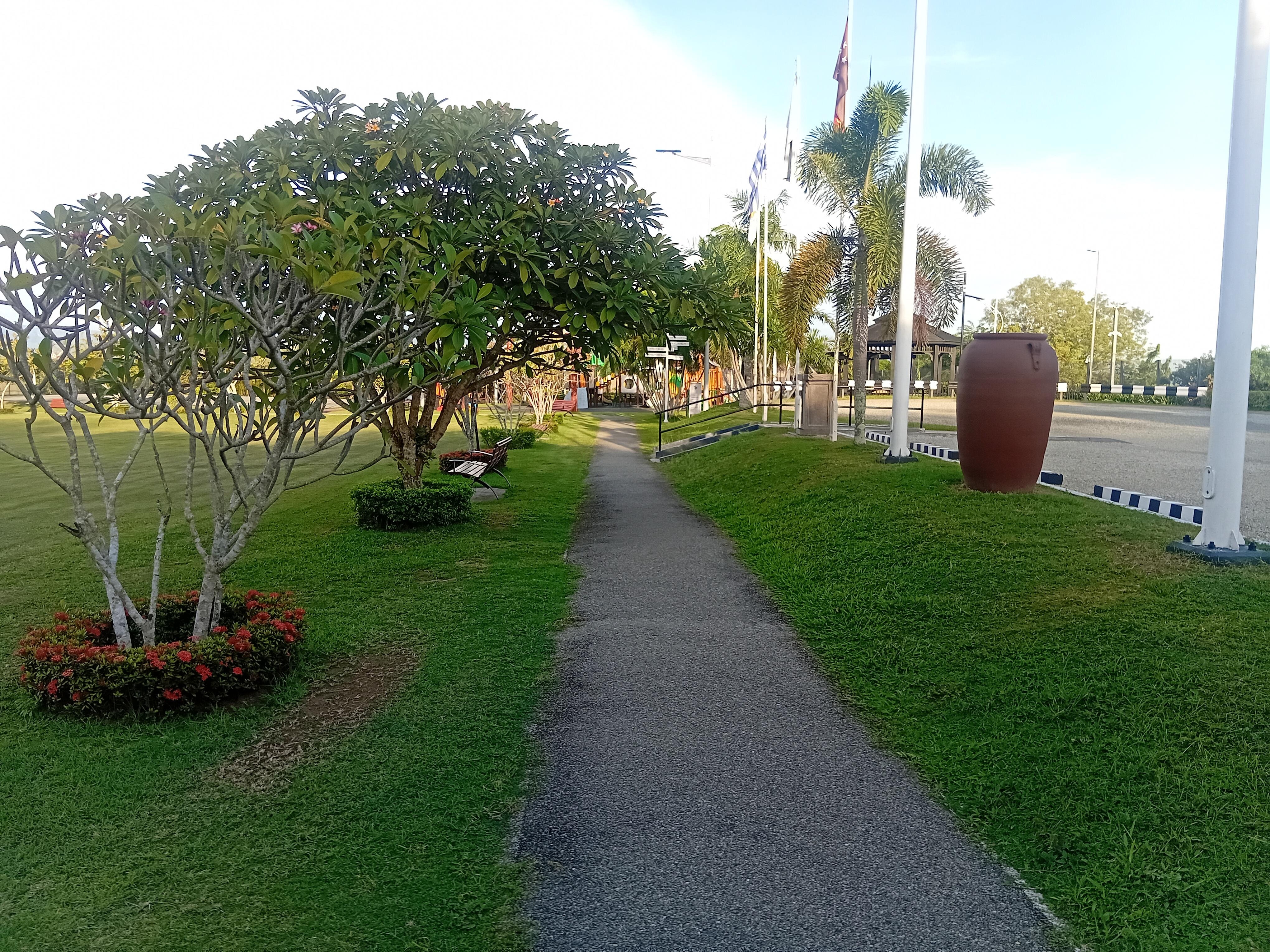 Footh path at the recreational area