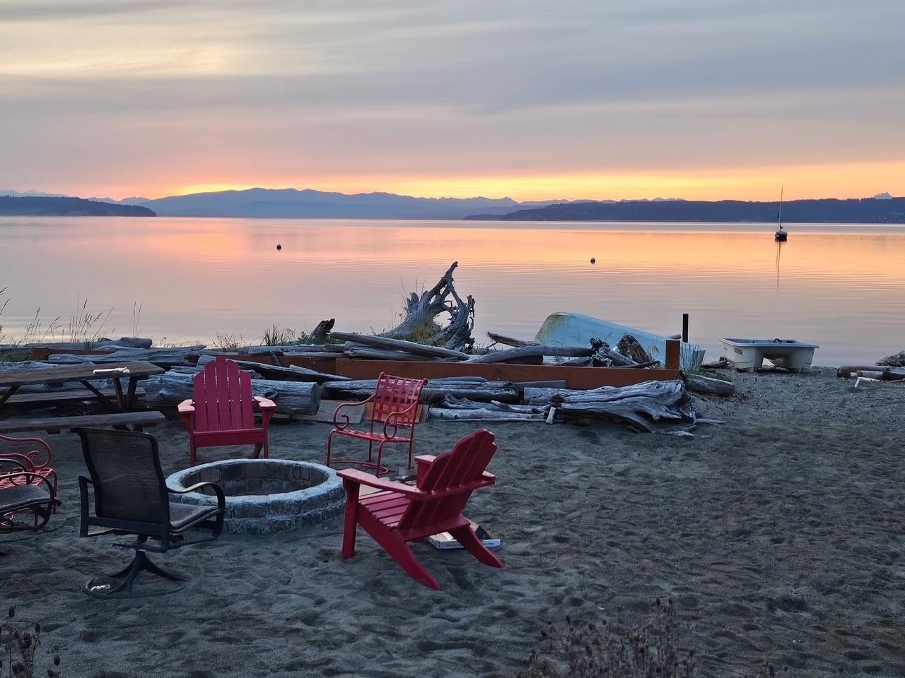 Drinking a cup of coffee soaking it all in.