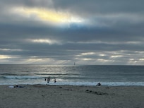 Beach at tower 16 1 min walk