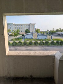 I was disgusted at the balcony. This should covered.