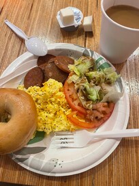 Breakfast on day 2/3