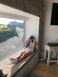 Window seat with stunning views