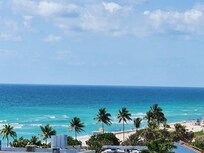 The view of Hollywood Beach, from the rooftop.