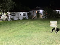 Grounds at night