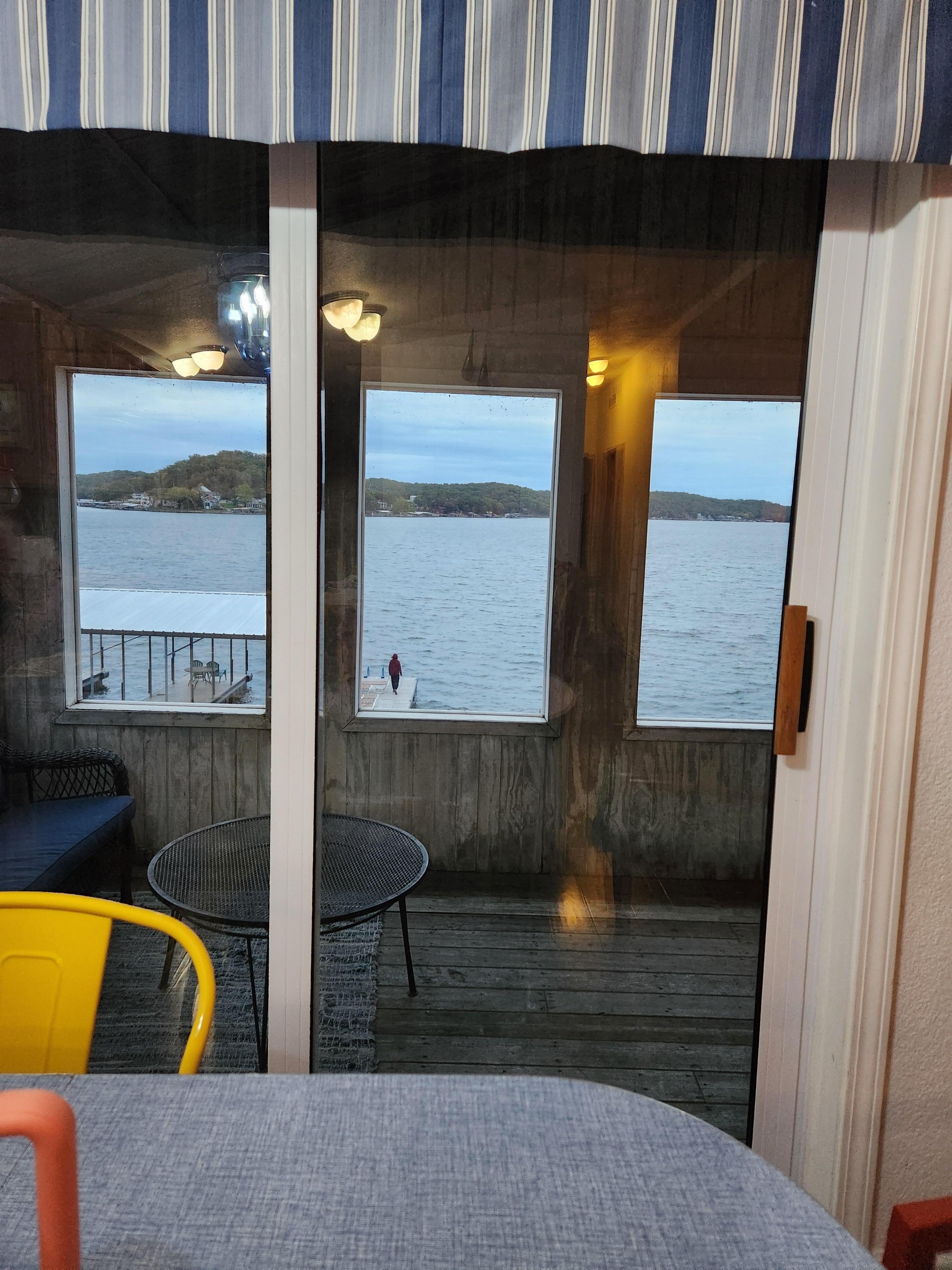 View from the dining table