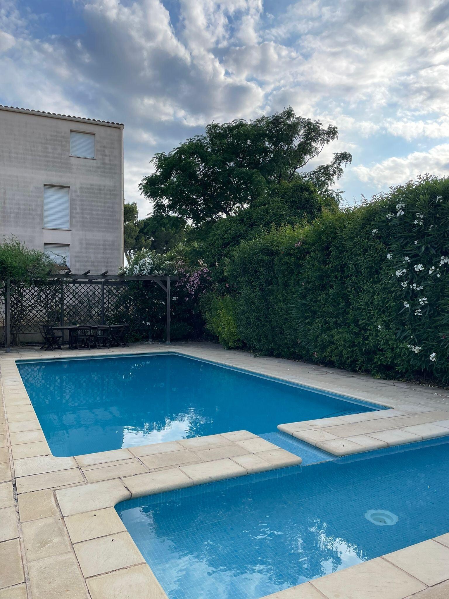 Swimming pool at the property