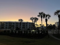 Sunrise from the patio