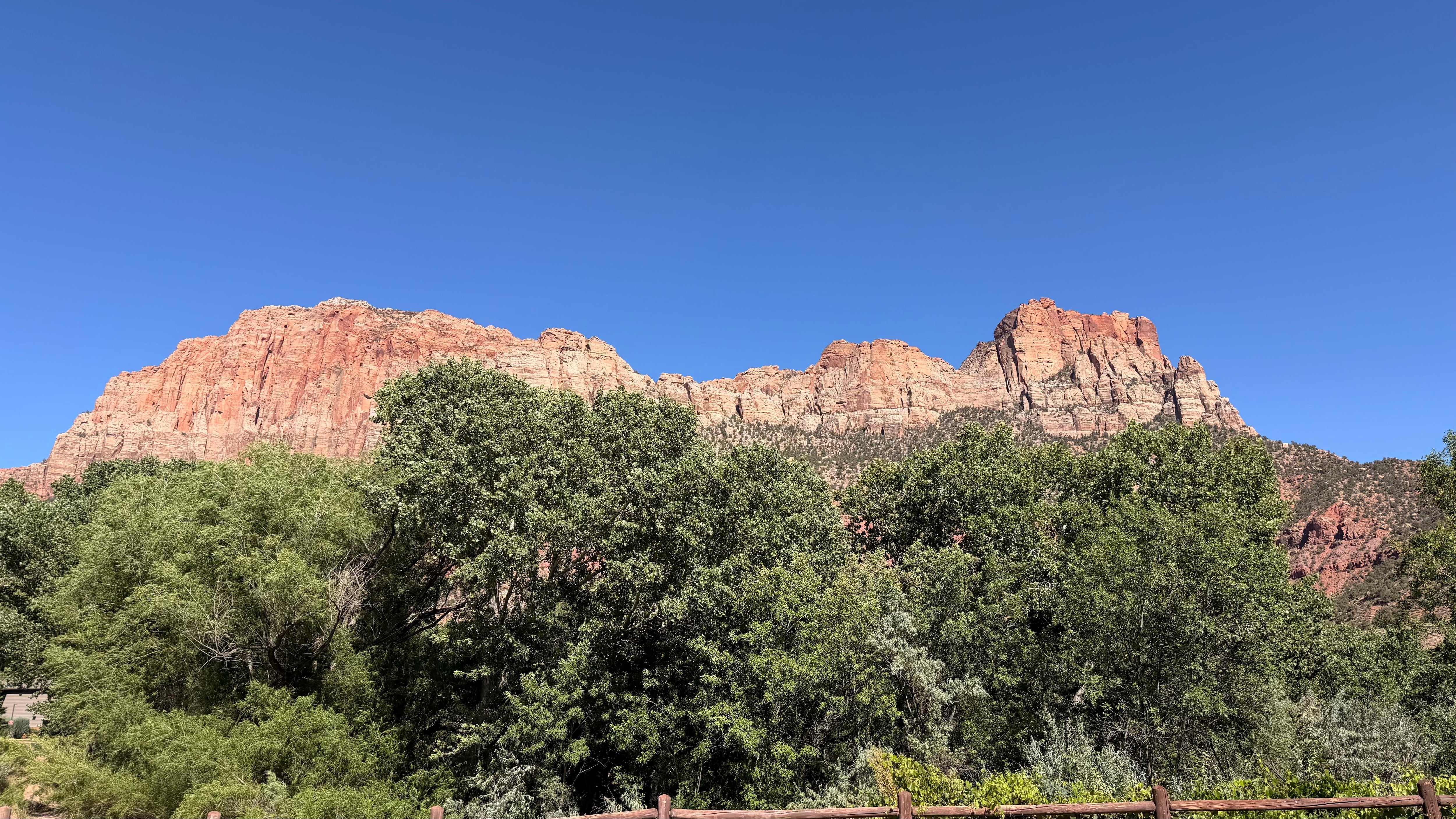Sat by the fire pit and looked at this view all week. Not to mention all the animals that would wonder up and say hi.