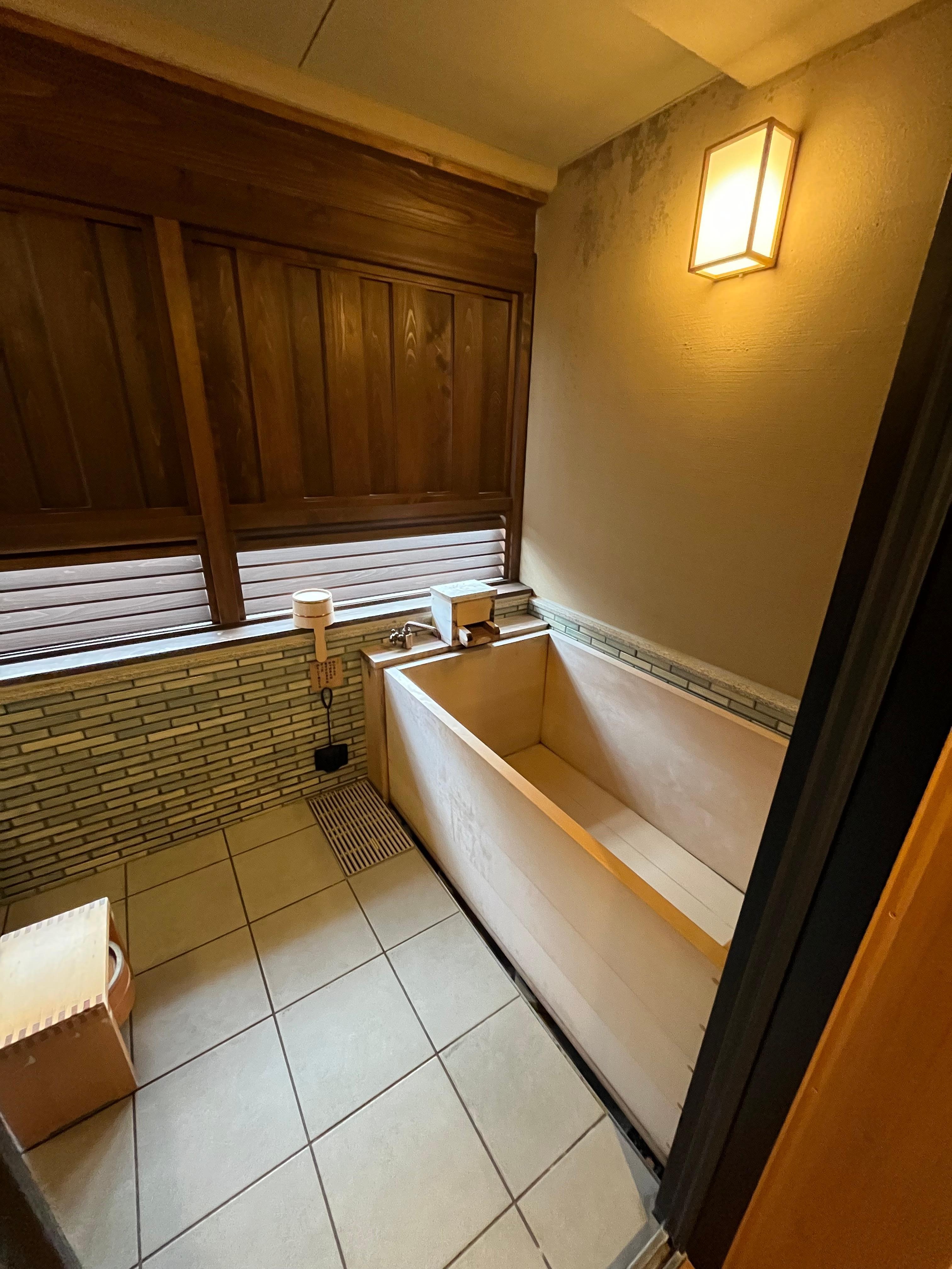 露天風呂も付いてます