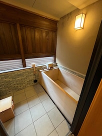 露天風呂も付いてます