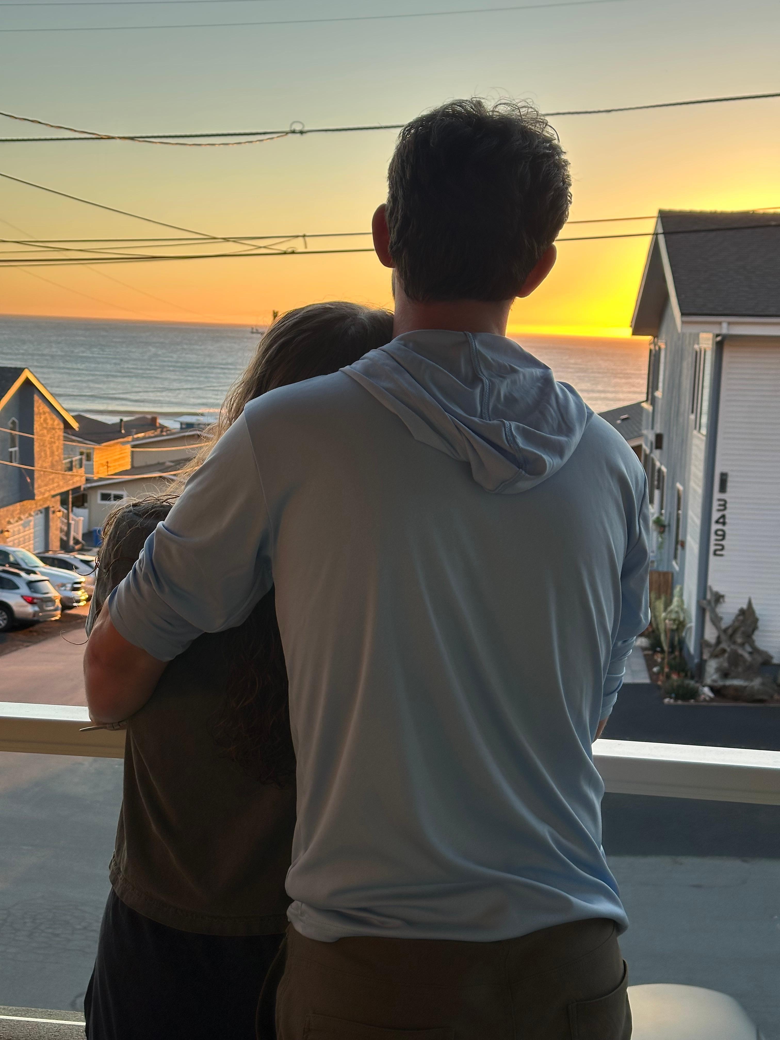 Sunsets from the balcony 