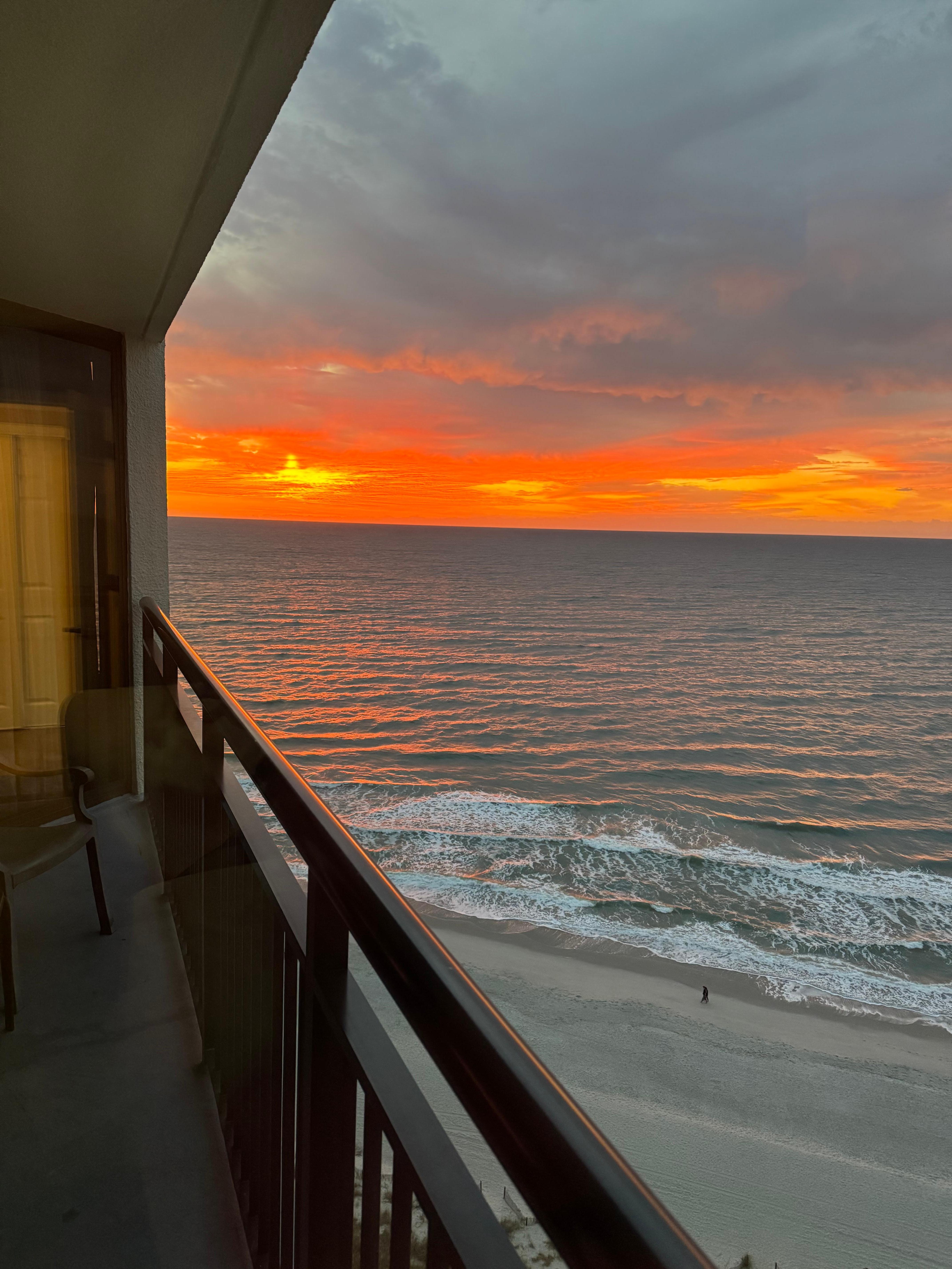 View from the balcony