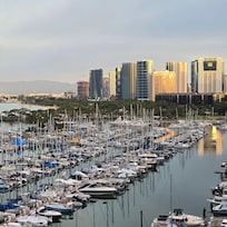 Boat harbor from lanai