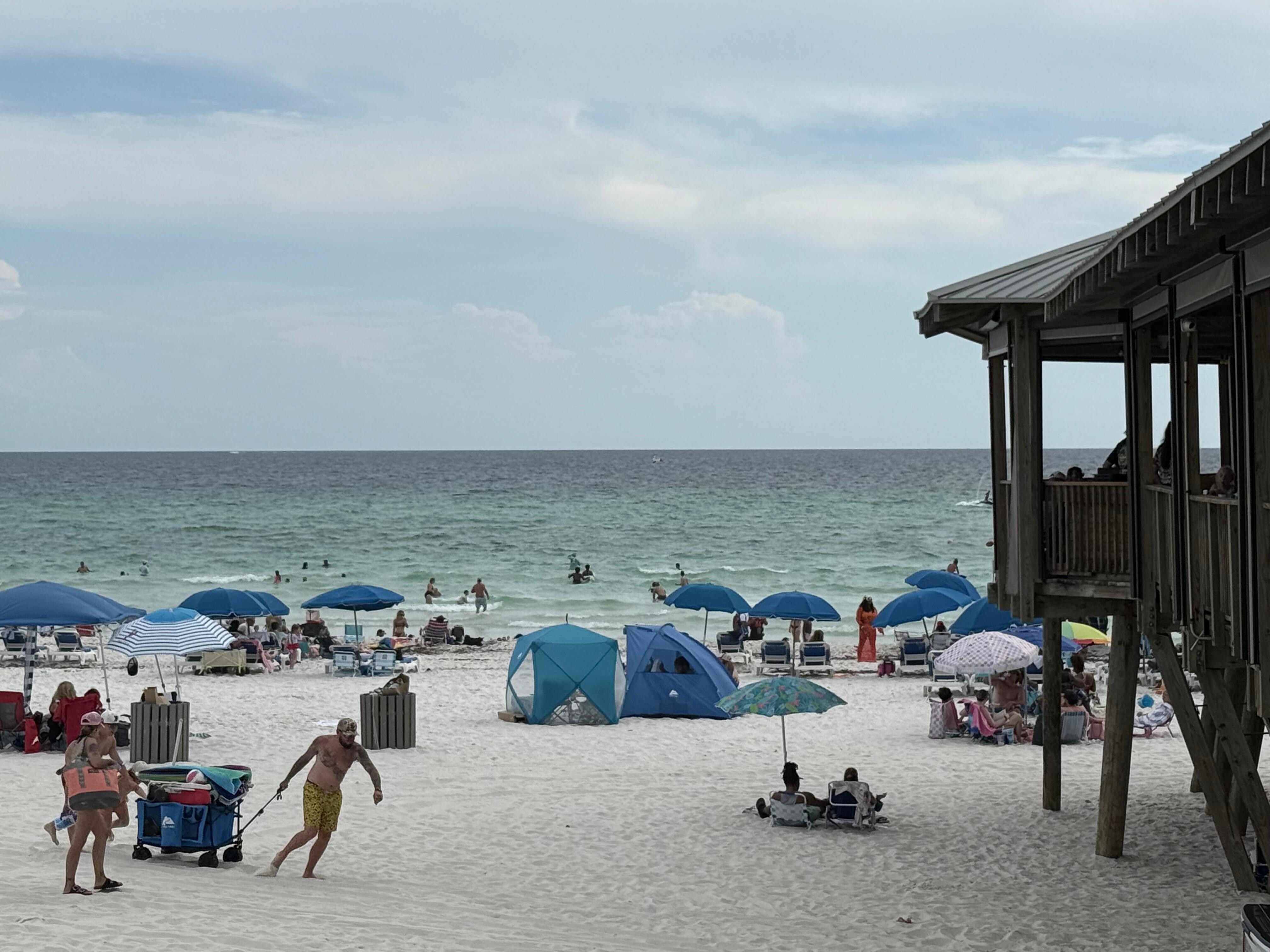 View from pineapple Willie’s. Just a 3-4 mins walk if that, from the condo.