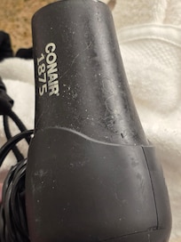 Hair product & hair covering the sticky hair dryer