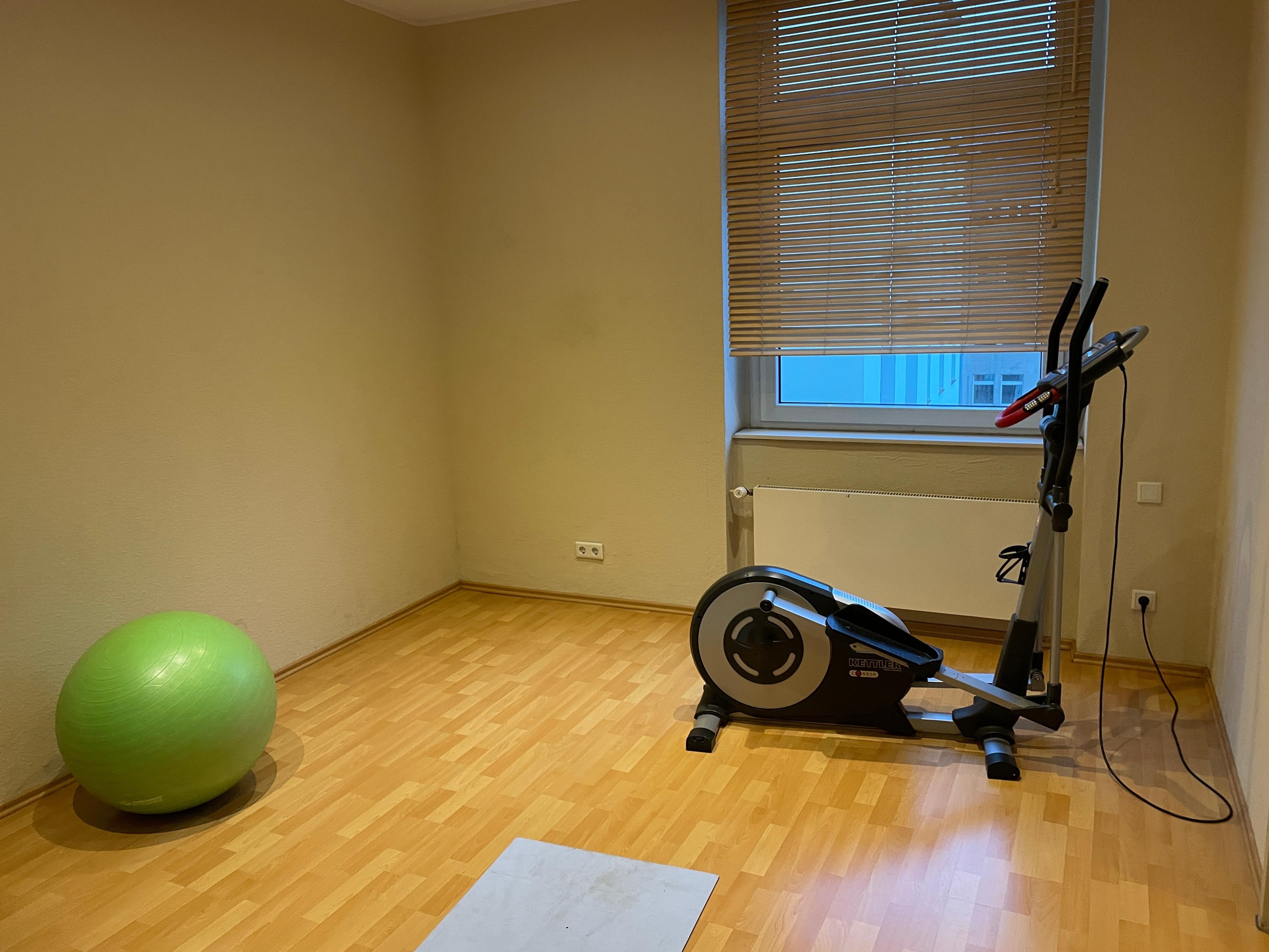 The fitness room 