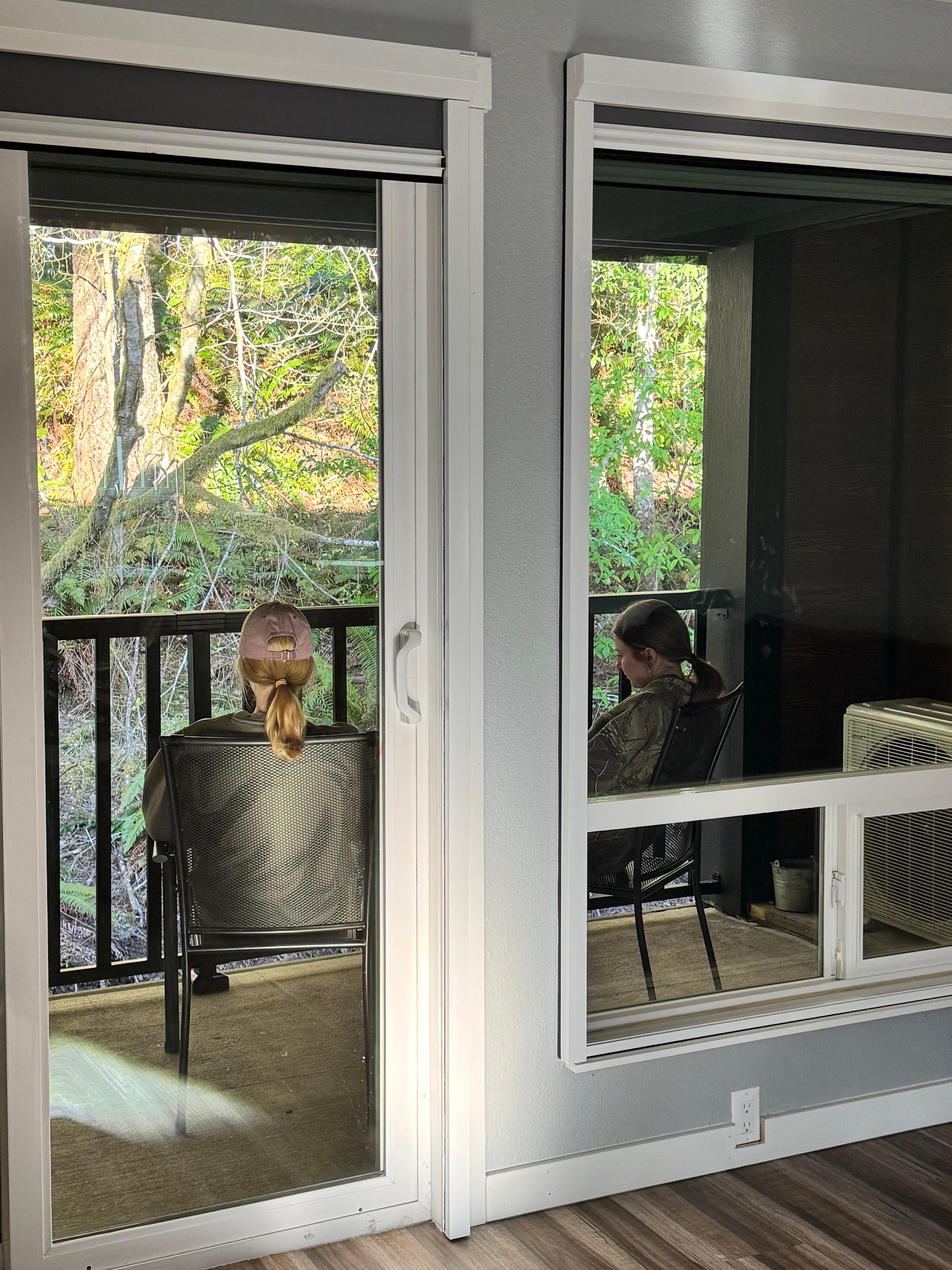 We enjoyed the balcony.