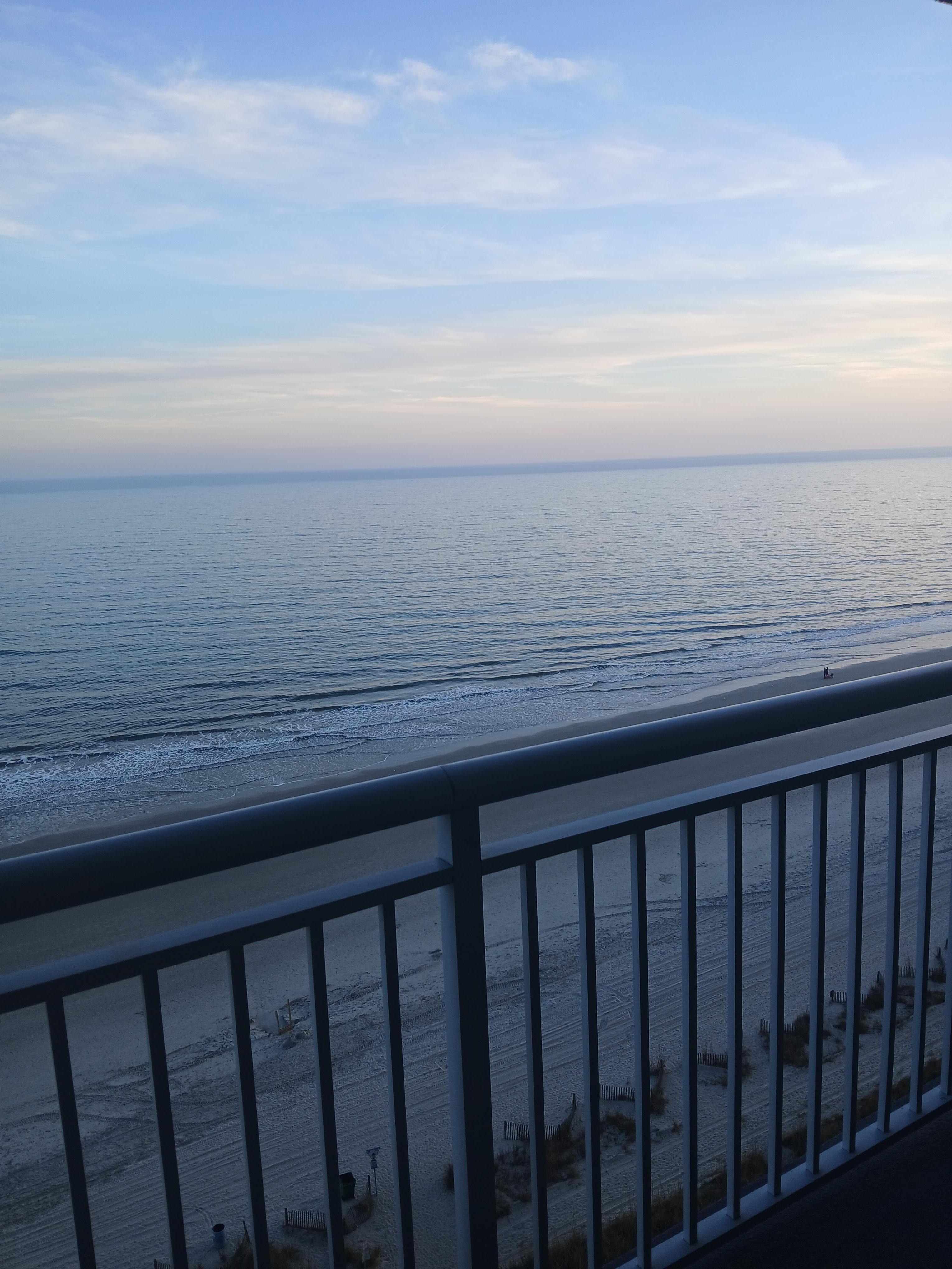 Relaxing on balcony 1