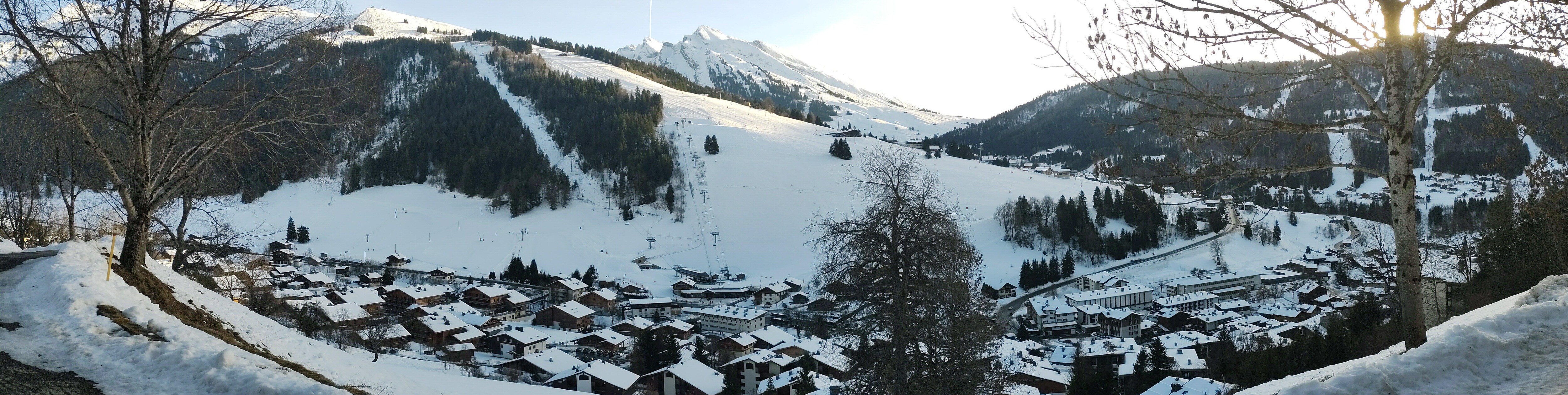 Vue du chalet au RDC.