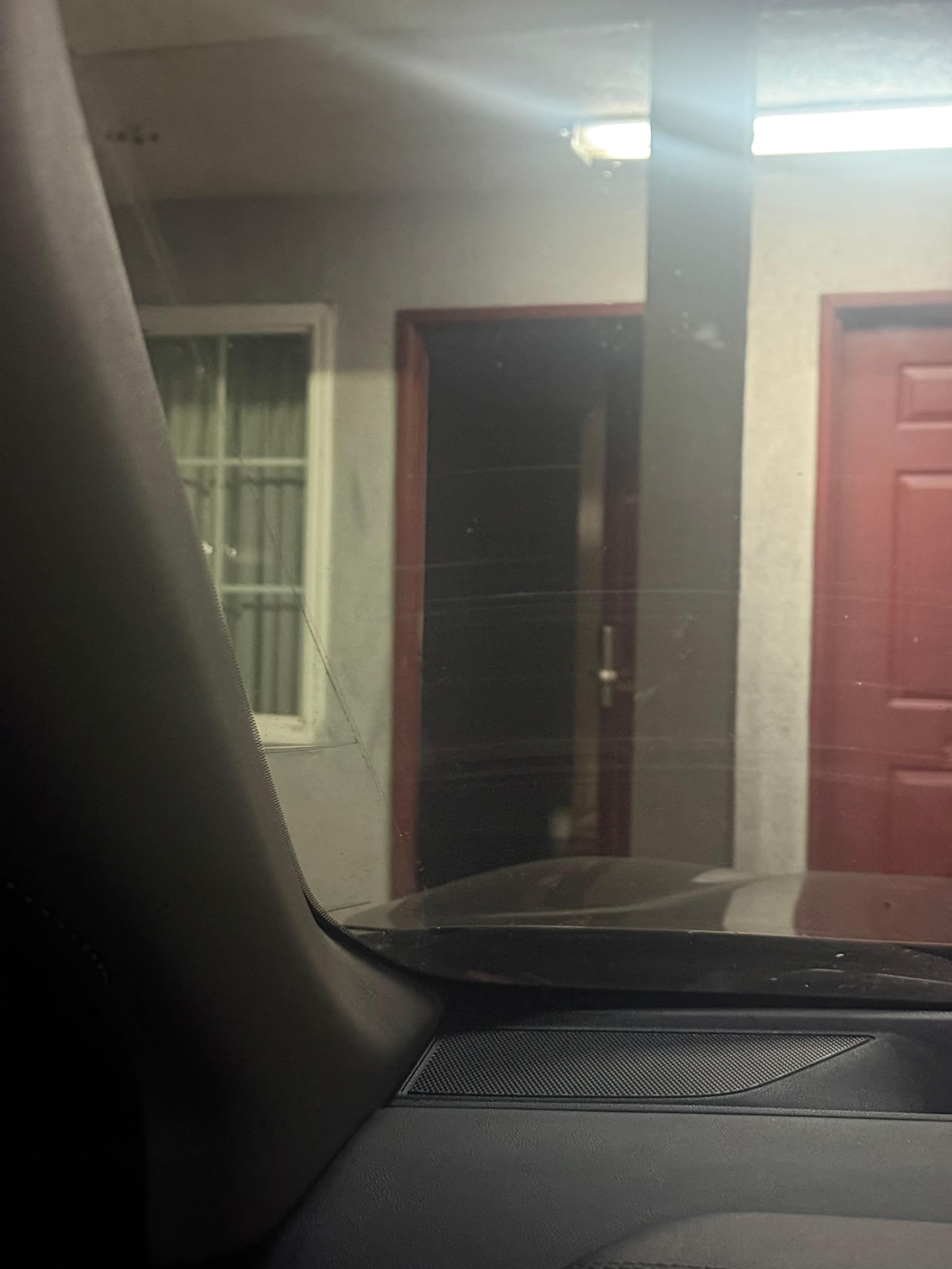 This is how the door was before me even getting off to try and open it room 127