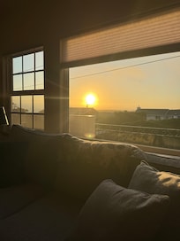 Sunset from the living room