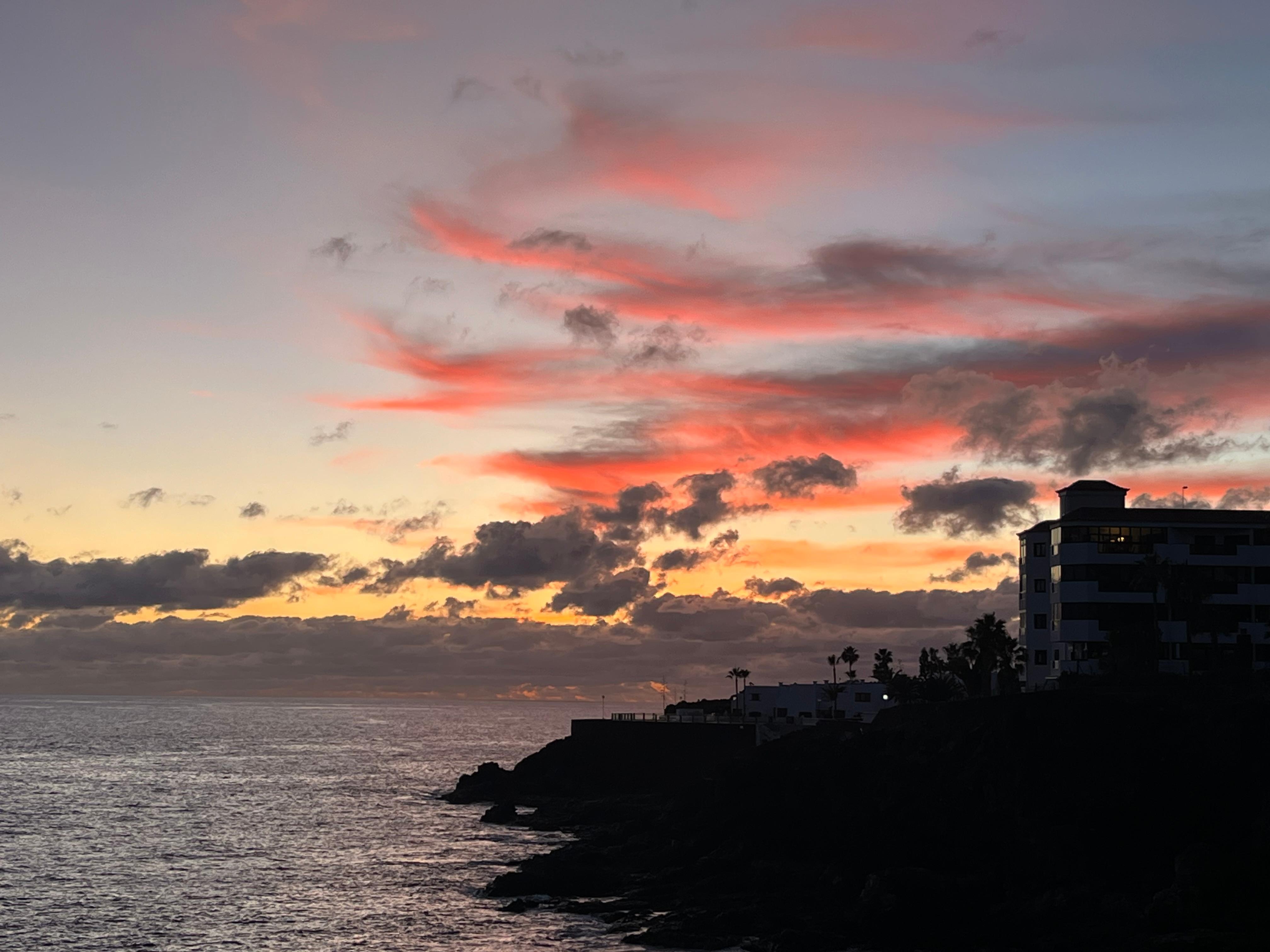 Sunset from the rental