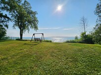 From the back of the house looking at the lake view