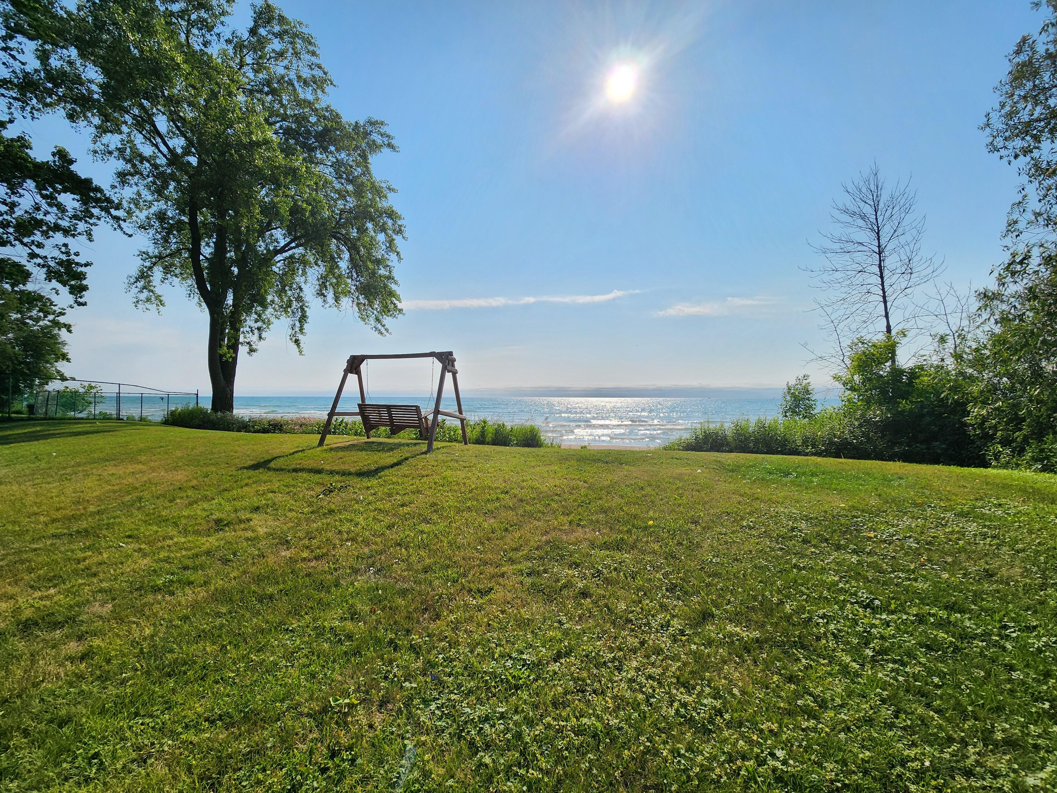 From the back of the house looking at the lake view