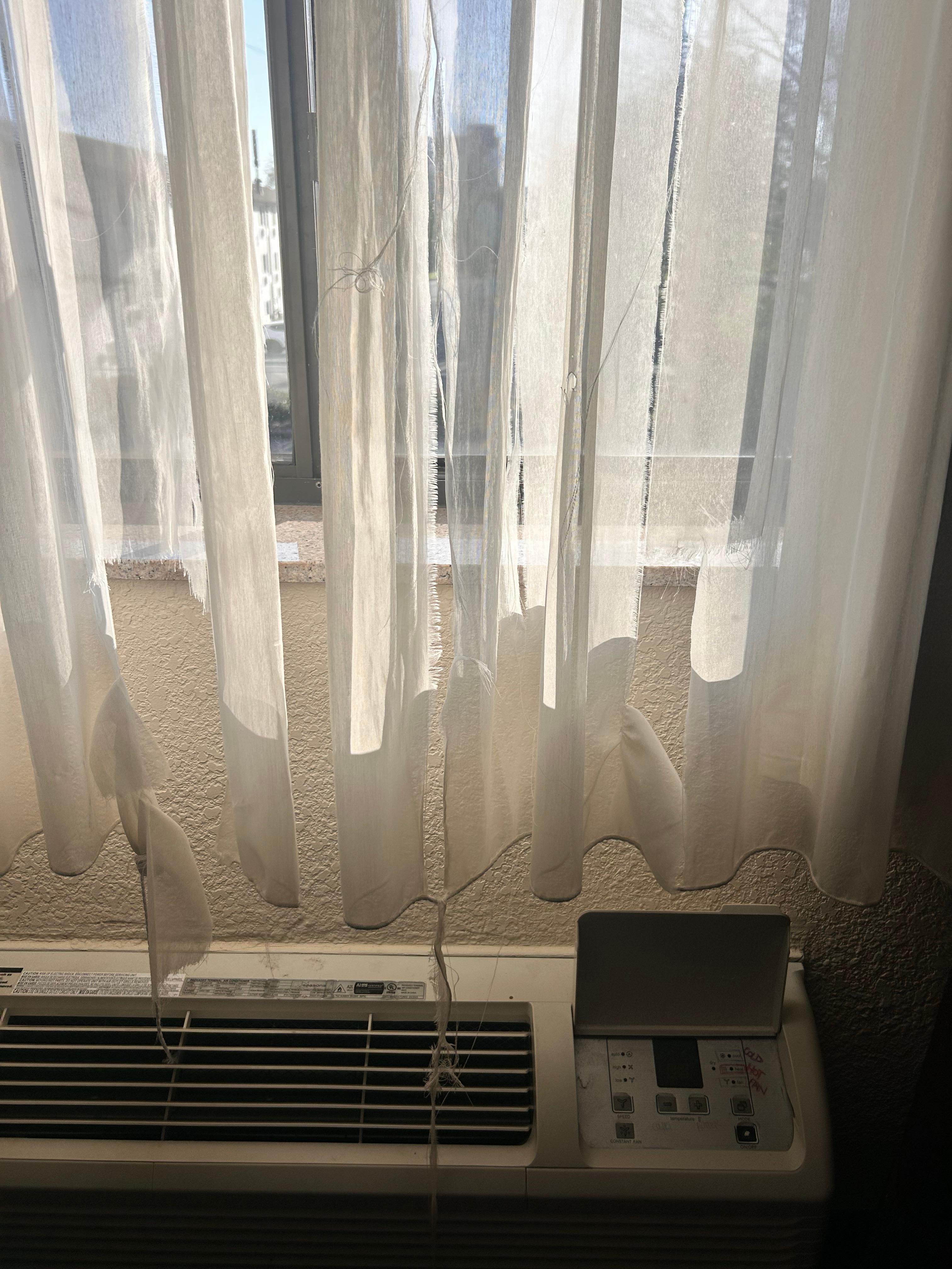 out of a horror film..  