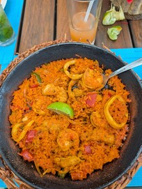 Paelle at Aji Tapa Bar