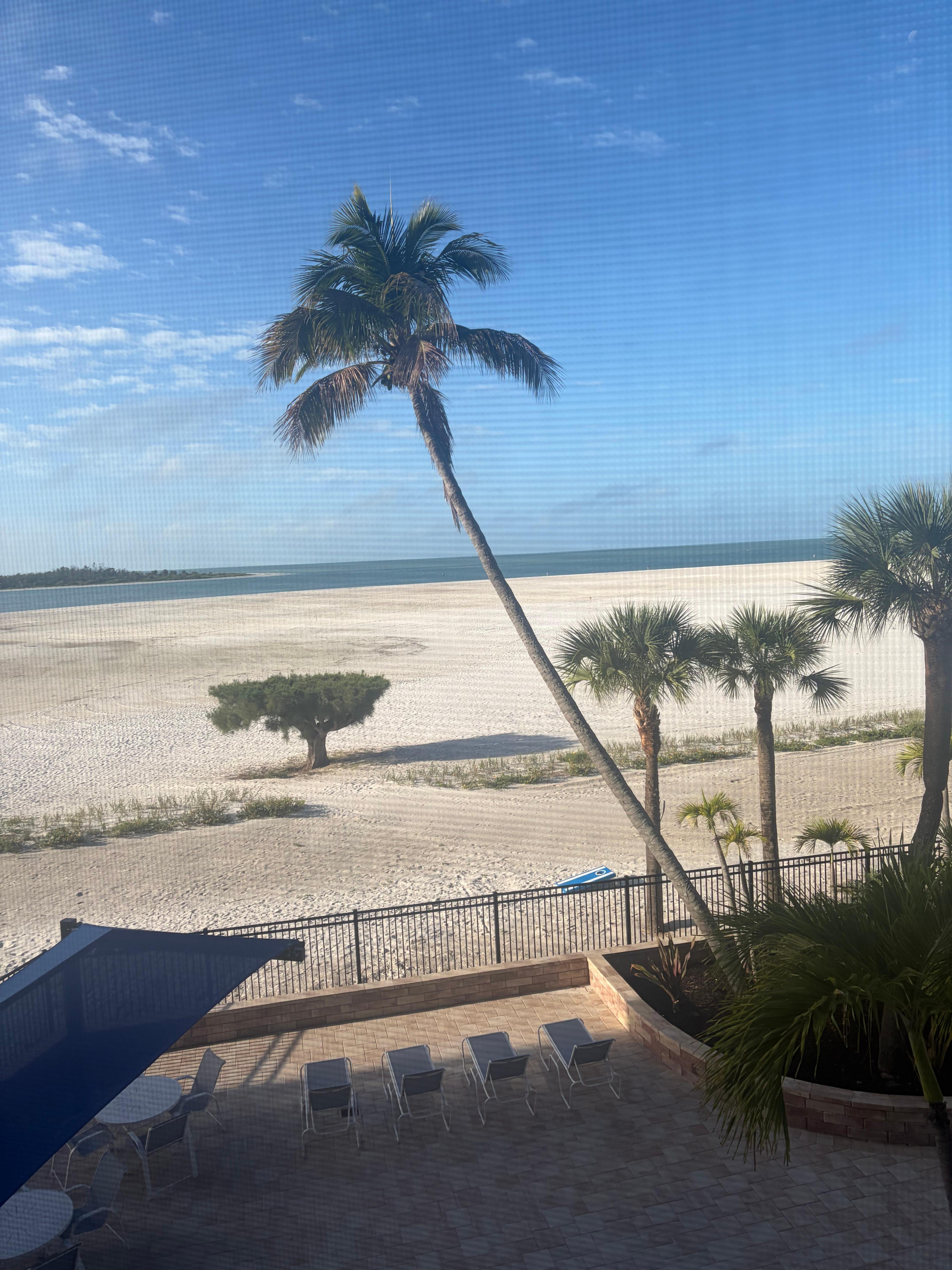 Coffee with a view! This was from the lanai 