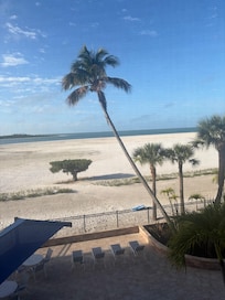 Coffee with a view! This was from the lanai