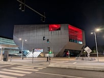 Casa da Musica, a short walk from the hotel towards downtown (also the name of the metro station closest to the hotel).