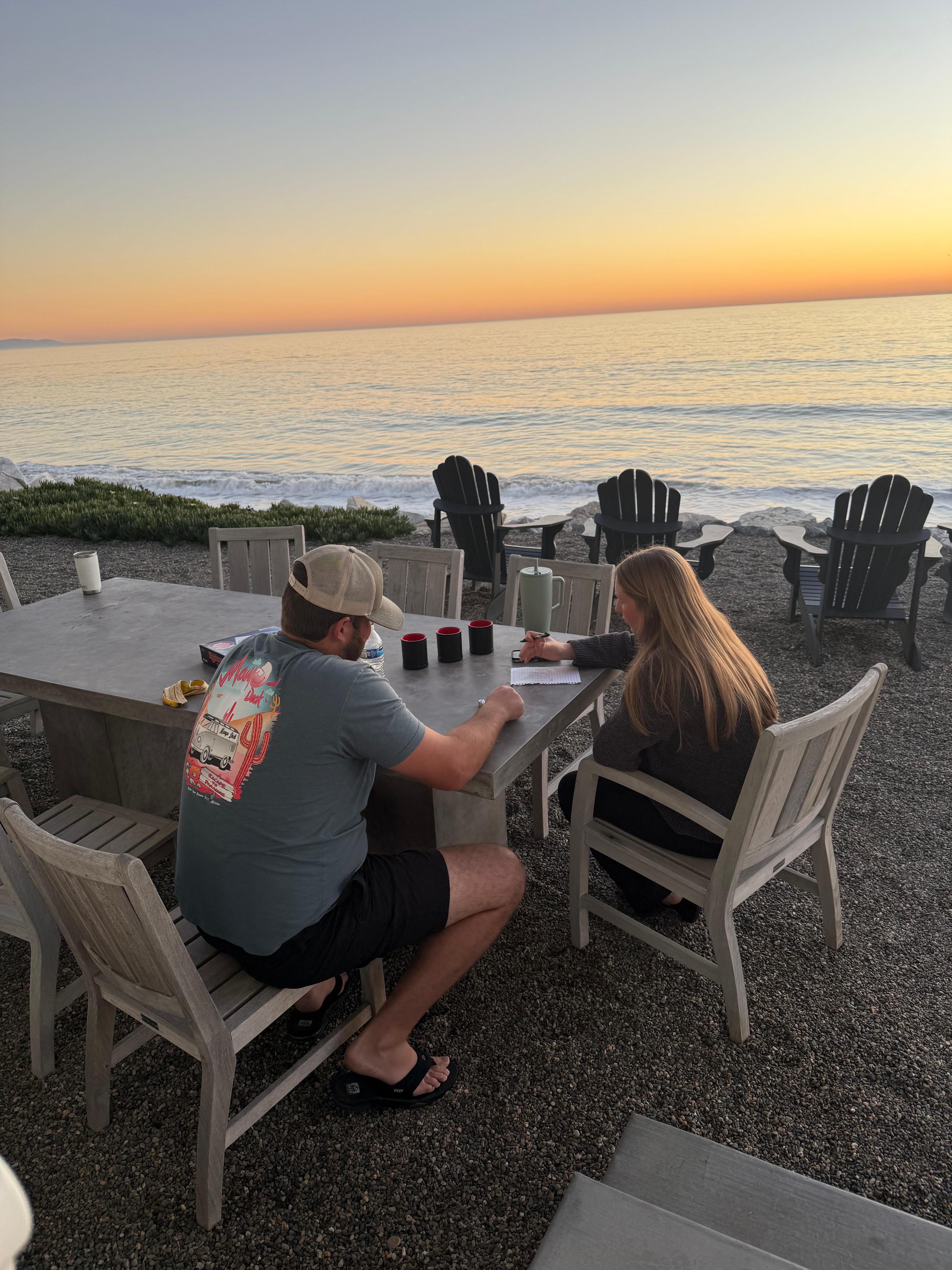 Outdoor dining table 