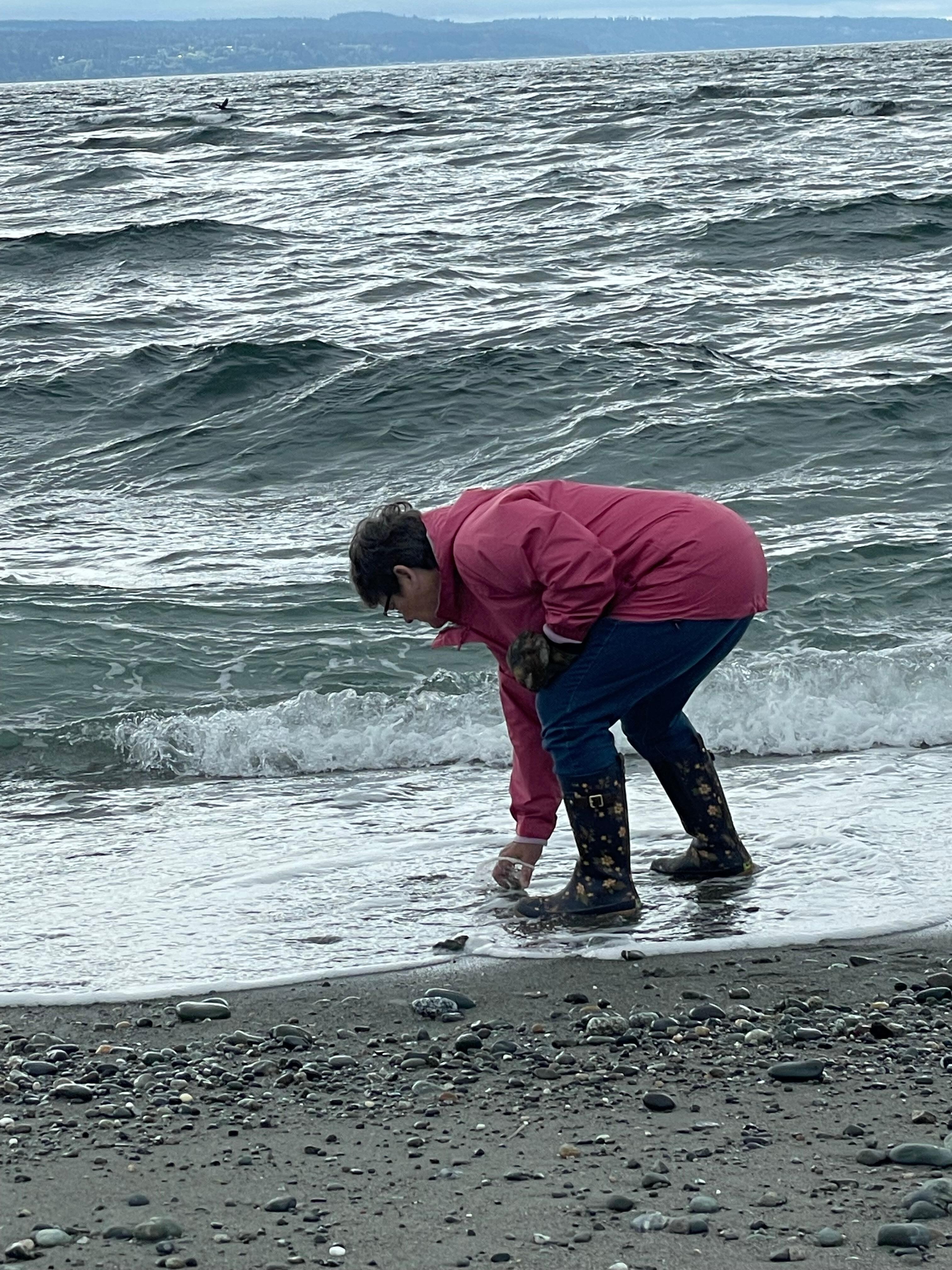 Beach combing 