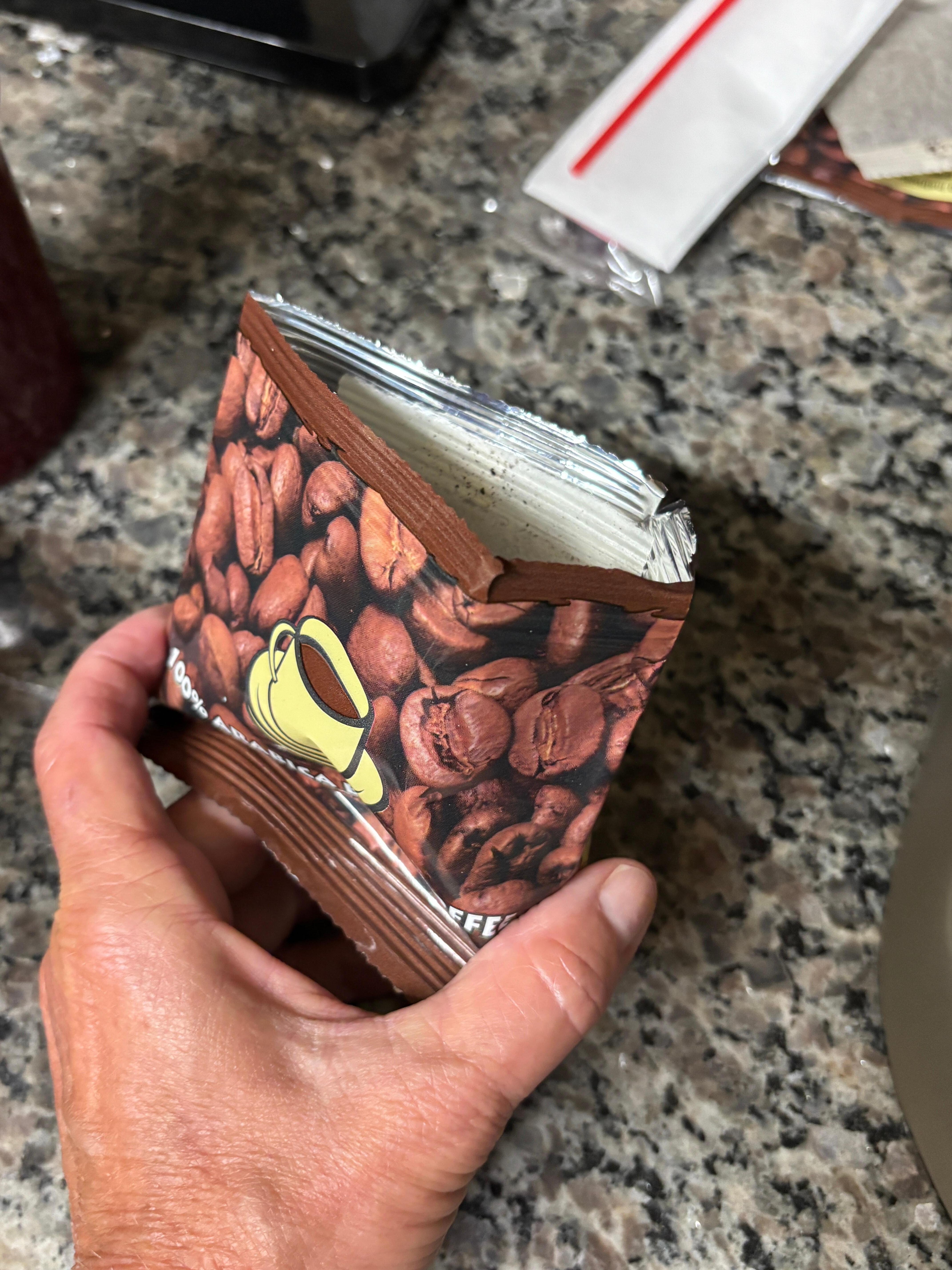 The two coffees were both open. 