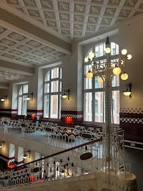 Common area in hotel.