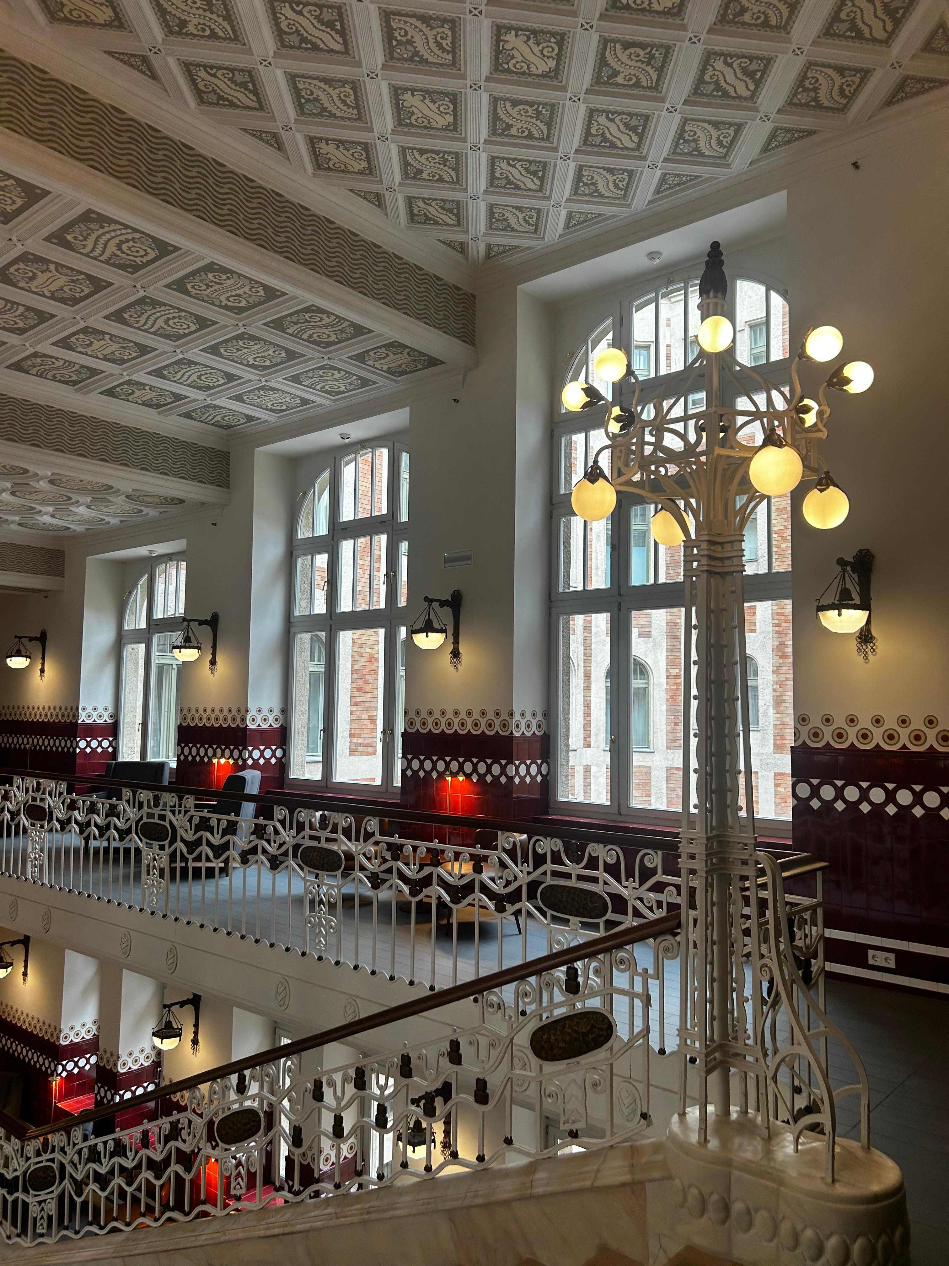 Common area in hotel.