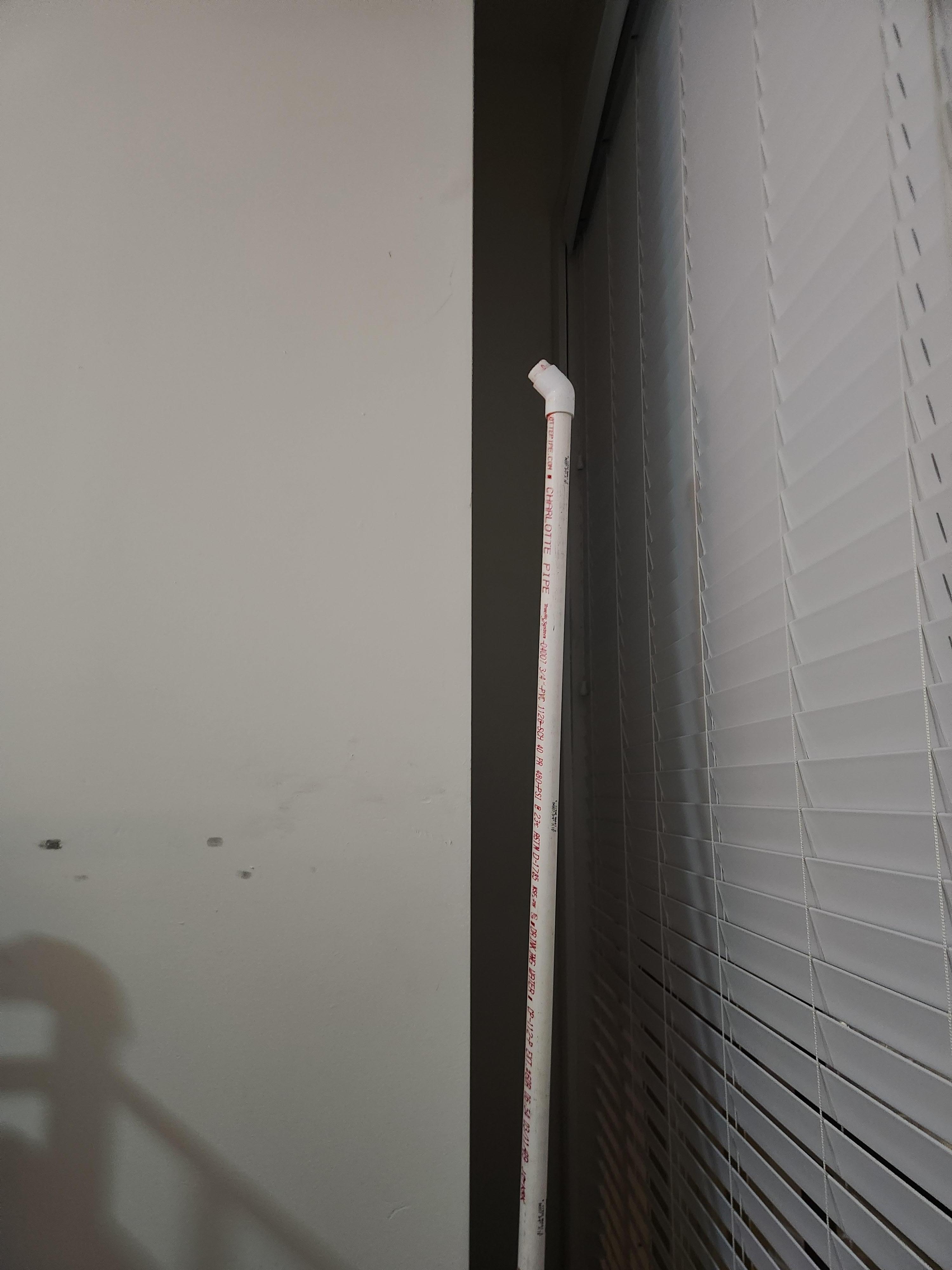 random pipe in the room