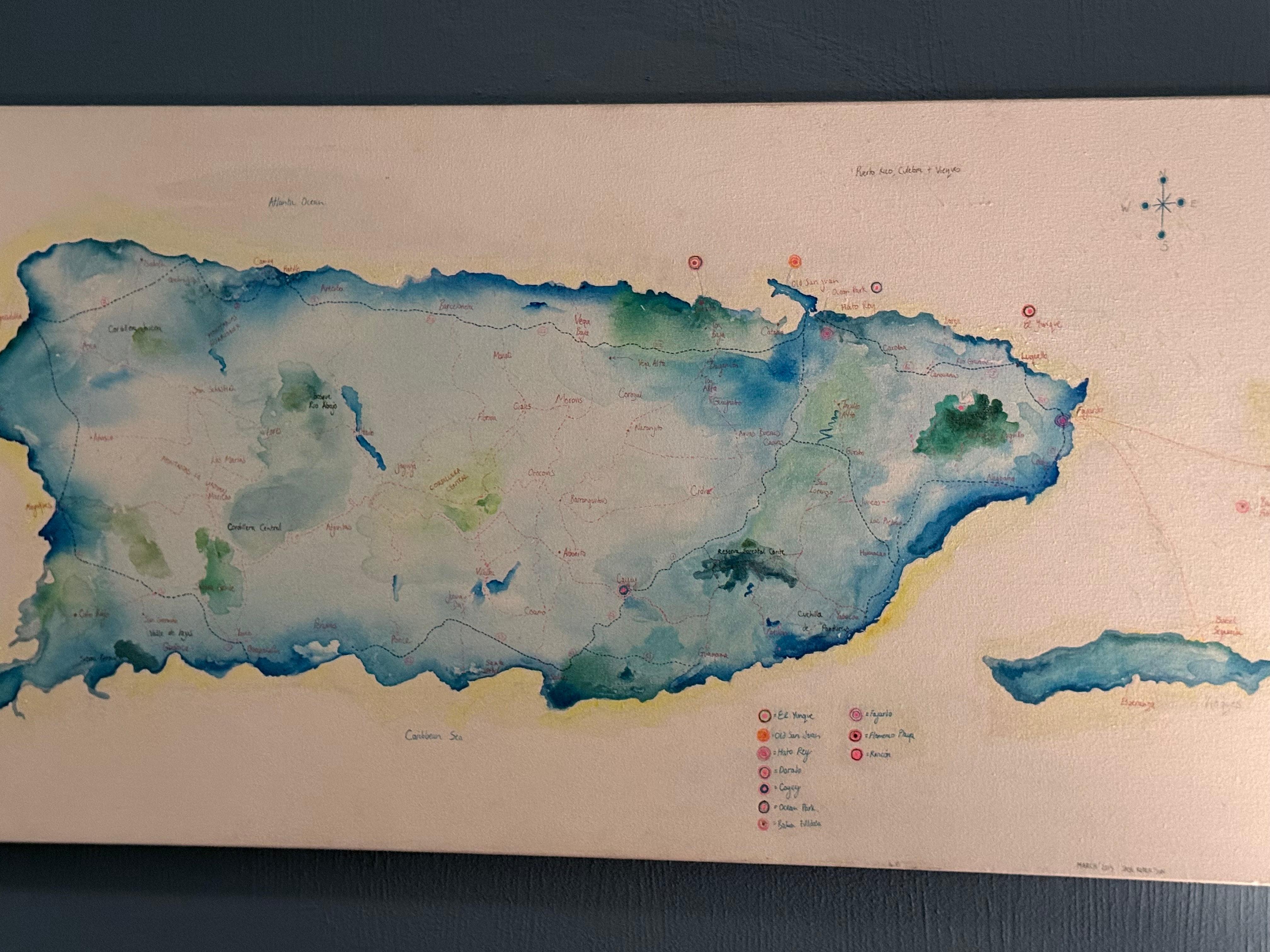 Local art in our room